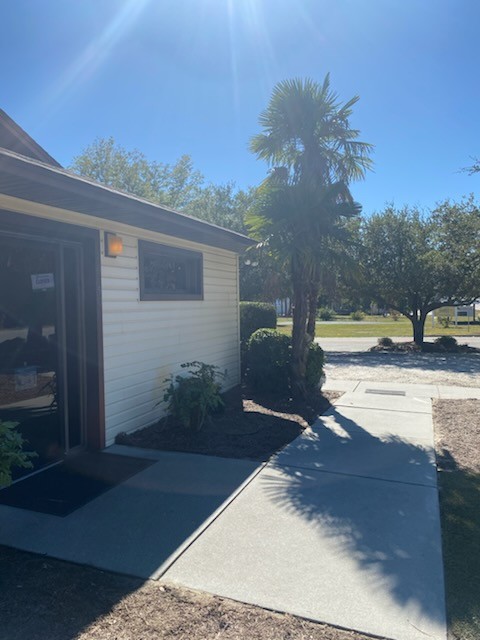 After Commercial Pressure Washing: A clean, even surface free of stains and streaks